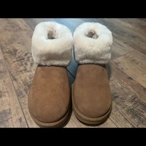 UGG Mini Blakeley Faux Fur Trimmed Boot